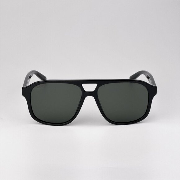 Gucci Sunglasses – Black Pilot Frame with Grey Lenses (GG1856S 001) - Picture 3 of 12